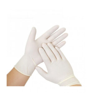 Gant en Latex - Naturex Blanc - Sans poudre - Boîte de 100 gants
