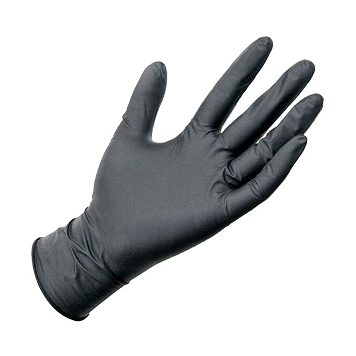 Gant Nitrile Noir Non Poudré x100