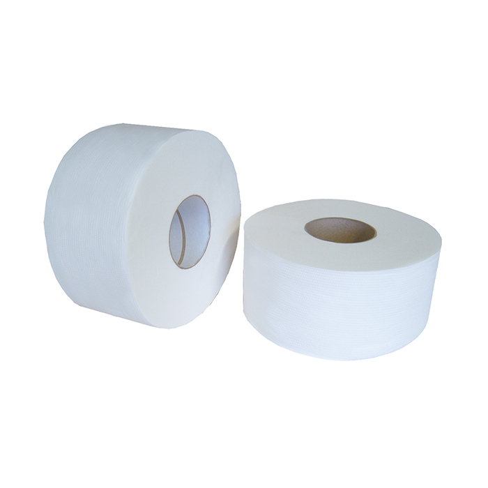 Papier hygiénique - Gaufré collé - Mini Jumbo - 130 m - Laize 8,6 cm