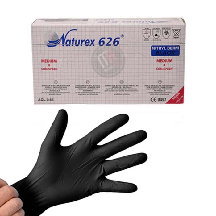 boite gant nitrile noir naturex