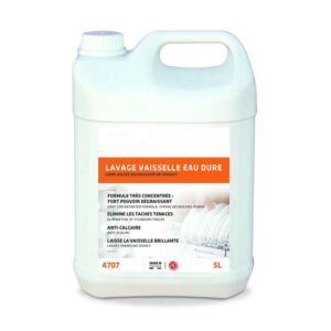 lavage vaisselle eau dure