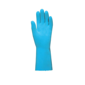 gants ménagé latex bleu