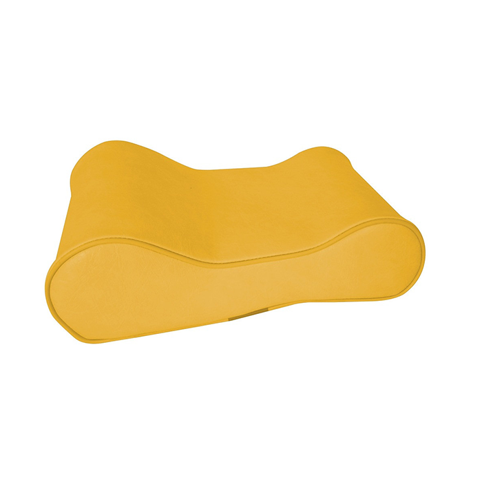 coussin cervicale jaune