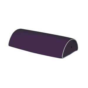 coussin demi-cylindre violet