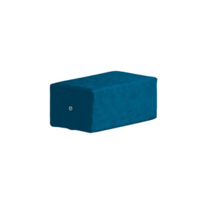 coussin rectangle bleu 20cm