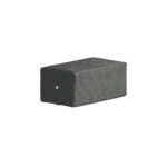 coussin rectangle cendre 20cm