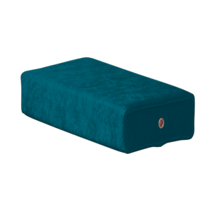 coussin rectangulaire turquoise10cm