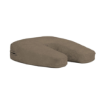 coussin visage brun