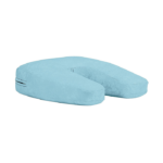 coussin visage turquoise