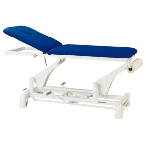 table de massage électrique 2 plans bleu marine
