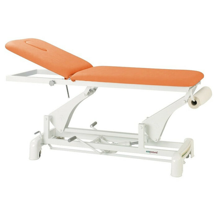 table de massage électrique 2 plans orange