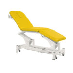 table de massage électrique 3 plans écopostural jaune