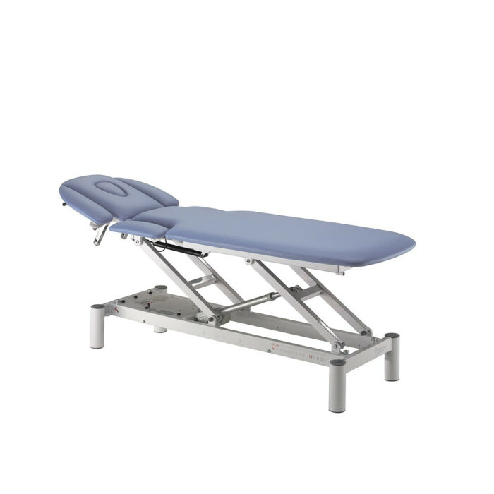 table de massage électrique 6 plans matisse bleu clair