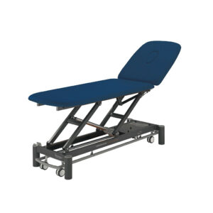table de massage électrrique 2 plans picasso club bleu foncé noir