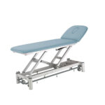 table massage électrique 2 plans degas bleu