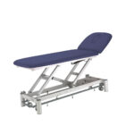 table massage électrique 2 plans degas bleu foncé