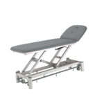 table massage électrique 2 plans degas gris