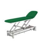 table massage électrique 2 plans degas vert