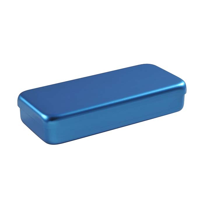 boîte à instrument aluminium bleu