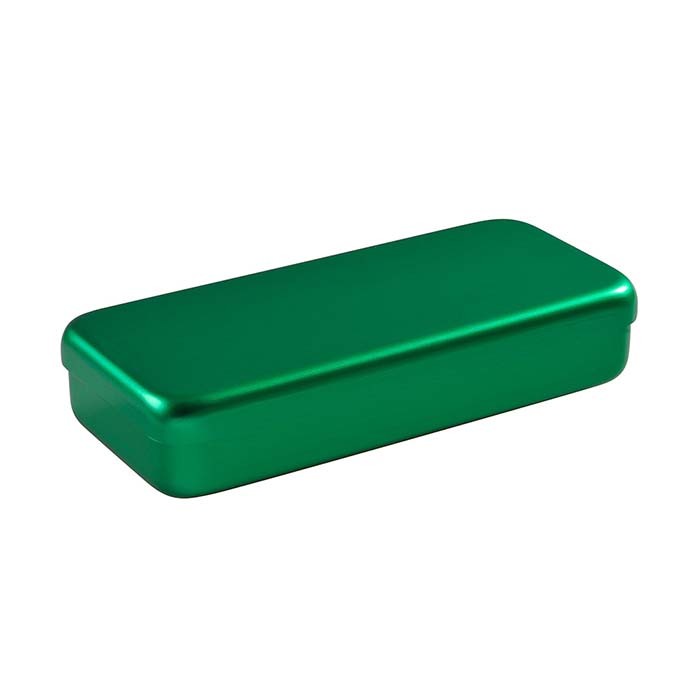 boîte à instrument aluminium verte