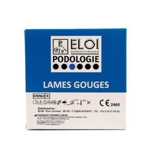 lame de gouge pédicure ronde