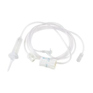 régulateur de débit monté sur perfuseur