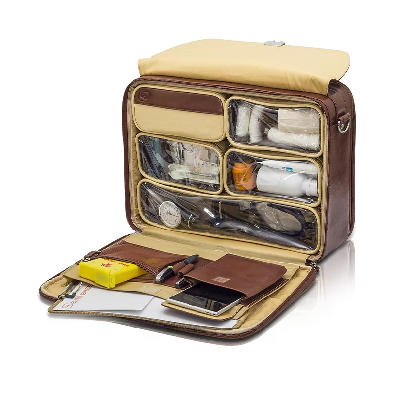 Mallette en cuir Elite Bags Doctor Deluxe