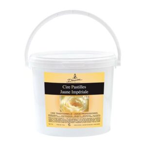 seau 6kg cire pastilles jaune