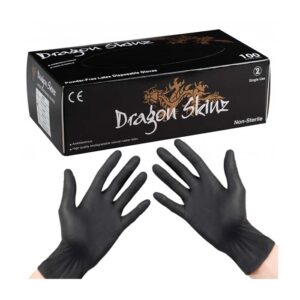 Gants latex dragon skinz noir