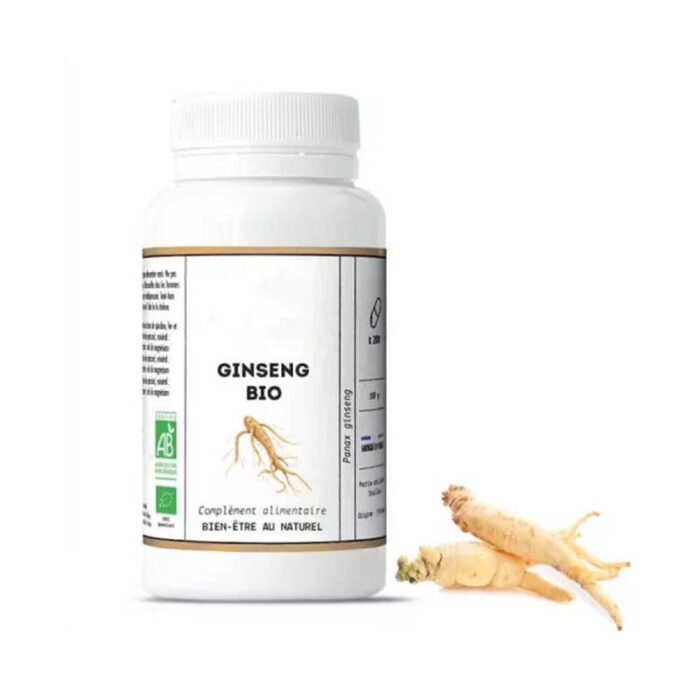 Complément Alimentaire Ginseng Bio 60 Gélules