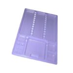 plateau jetable violet