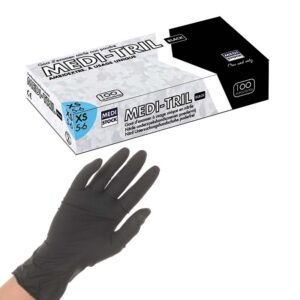 gants nitrile medi-tril noir