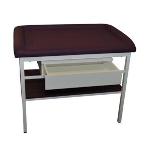 divan pédiatrique 1 plan tiroir marron