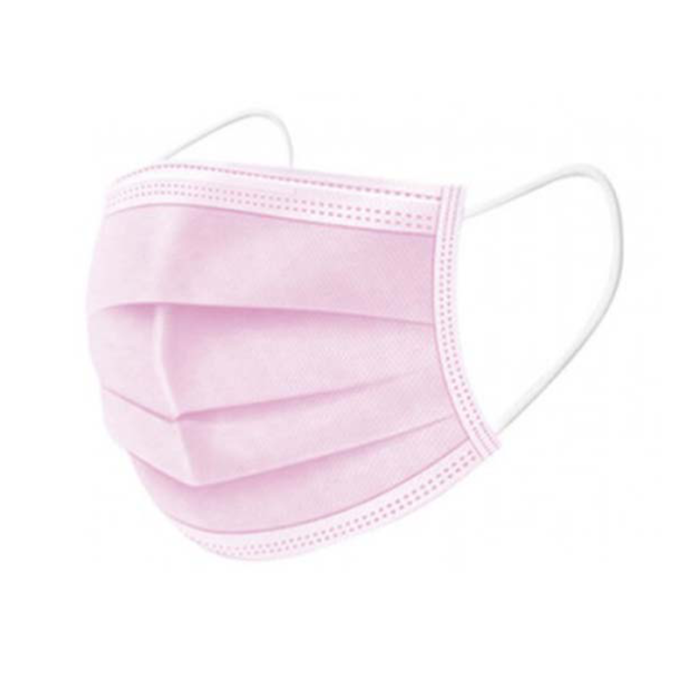 masques chirurgicaux rose