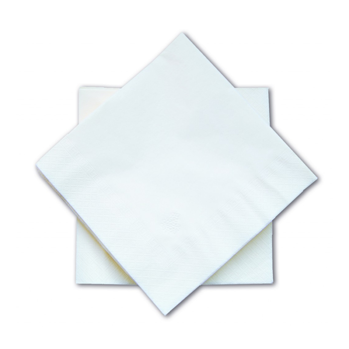 Serviette blanche 30x30