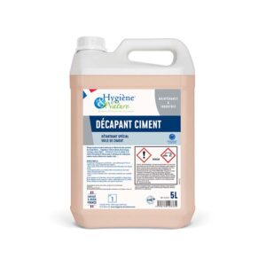 produit d'entretien d'hygiène & nature décapant ciment département spécial voile de ciment 5l