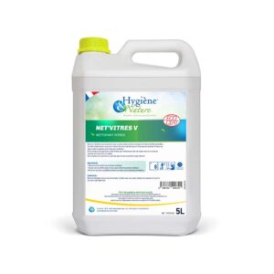 Net'Vitres V produit d'entretien d'hygiène & nature pour vitre 5l