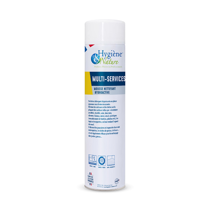 Mousse Nettoyante Hydroactive multi-service pour surface