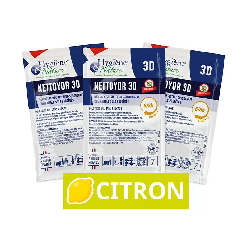 Nettoyor 3D citron, 250 doses de 20ml