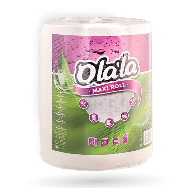 Ola'la MAXI ROLL - Essuie-tout - 400 formats - 2plis