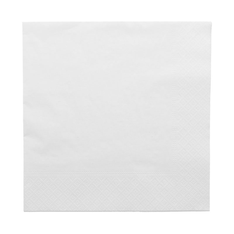 serviette blanche ouate 39x39 cm 2 plis