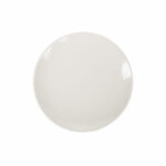 Assiette melamine ivoire réutilisable 15.3