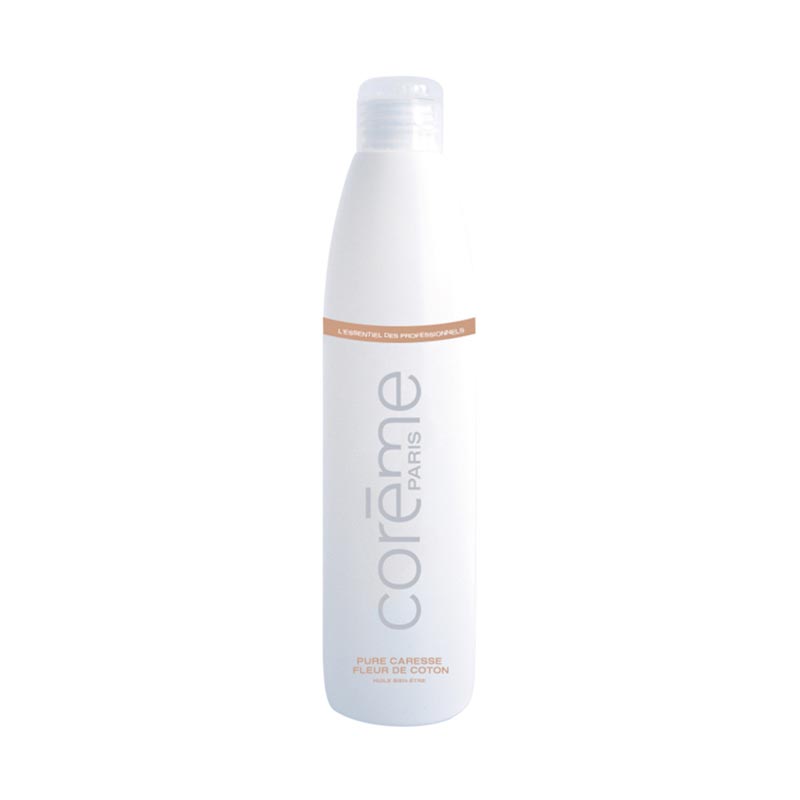 huile de massage corps et visage à la fleur de coton 1L