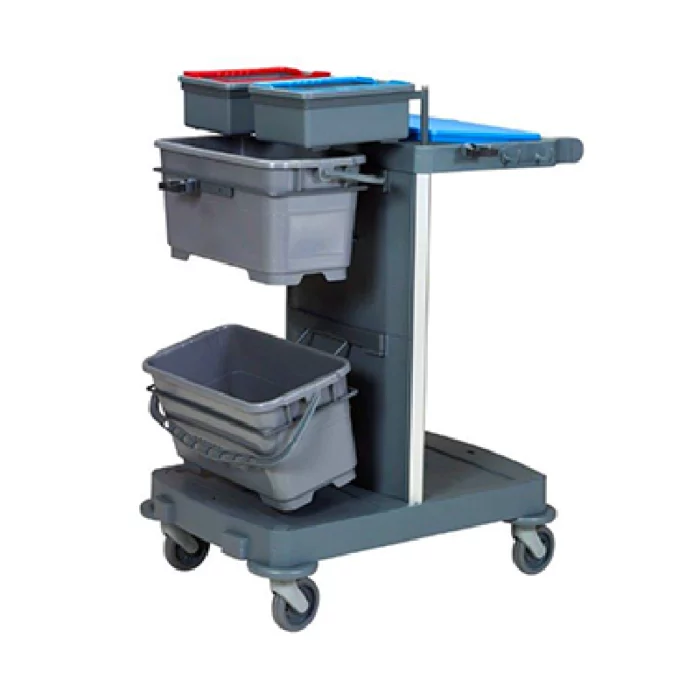 chariot de santé pré-imprégnation 2 seaux 22L et porte sac 70L