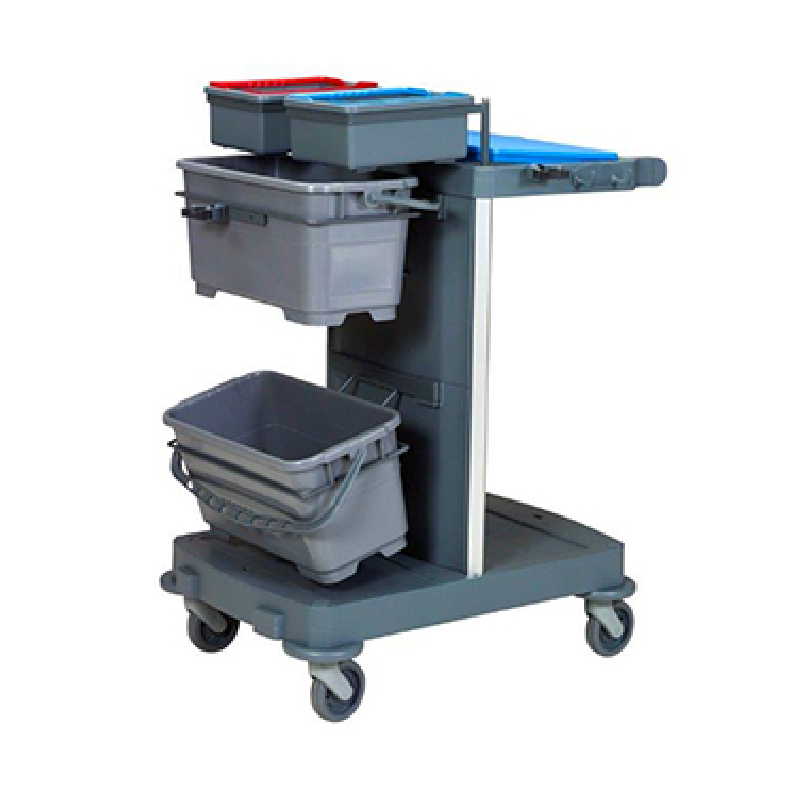 chariot de santé pré-imprégnation 2 seaux 22L et porte sac 70L