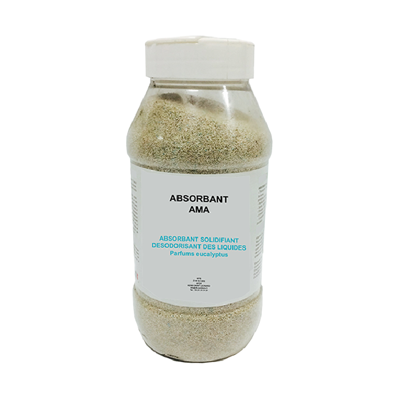 ABSORBANTE SOLIDIFIANT DÉSODORISANT DES LIQUIDES