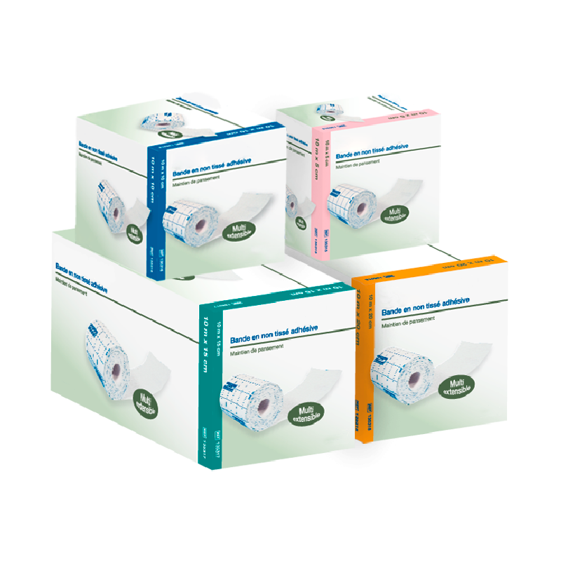 bande non-tissé adhésive multi extensible de 10m