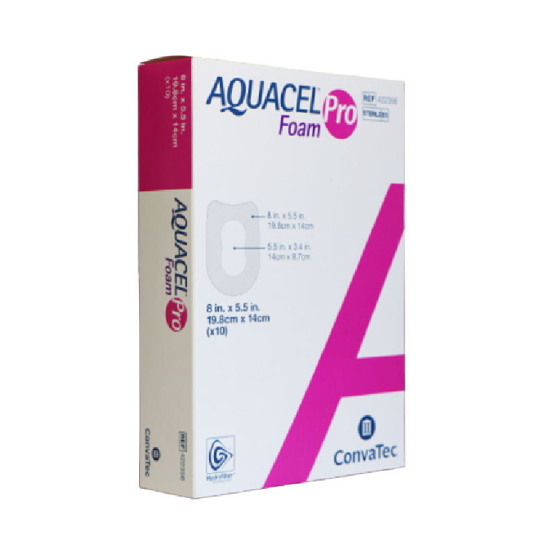 Pansement hydrocellulaire Aquacel Foam Pro Adhésif talon