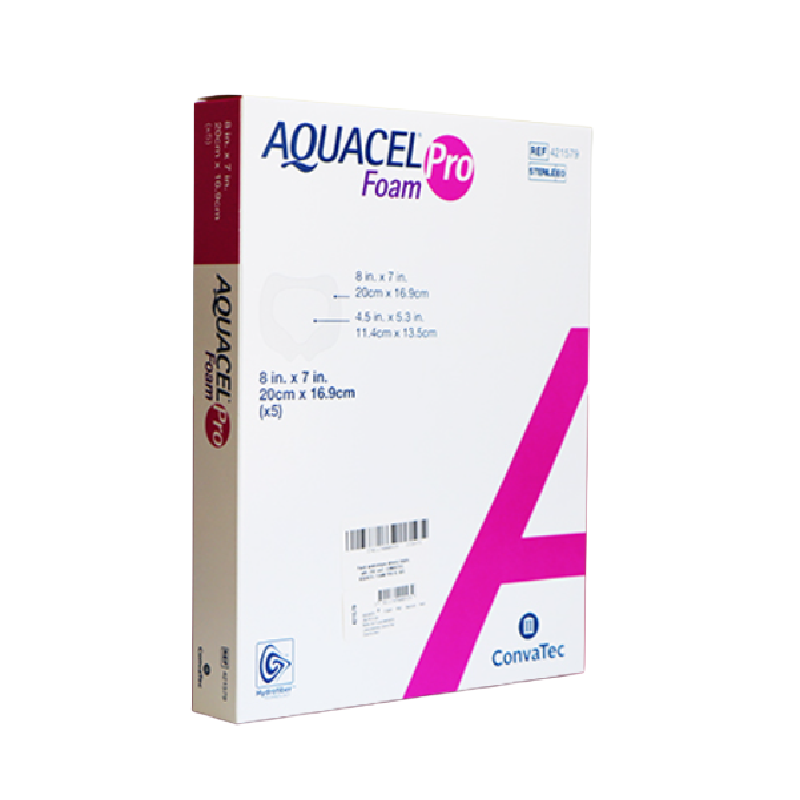 Pansement hydrocellulaire Aquacel Foam Pro Adhésif Sacrum