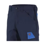 pantalon de travail de couleur bleu foncé et bleu industriel taille